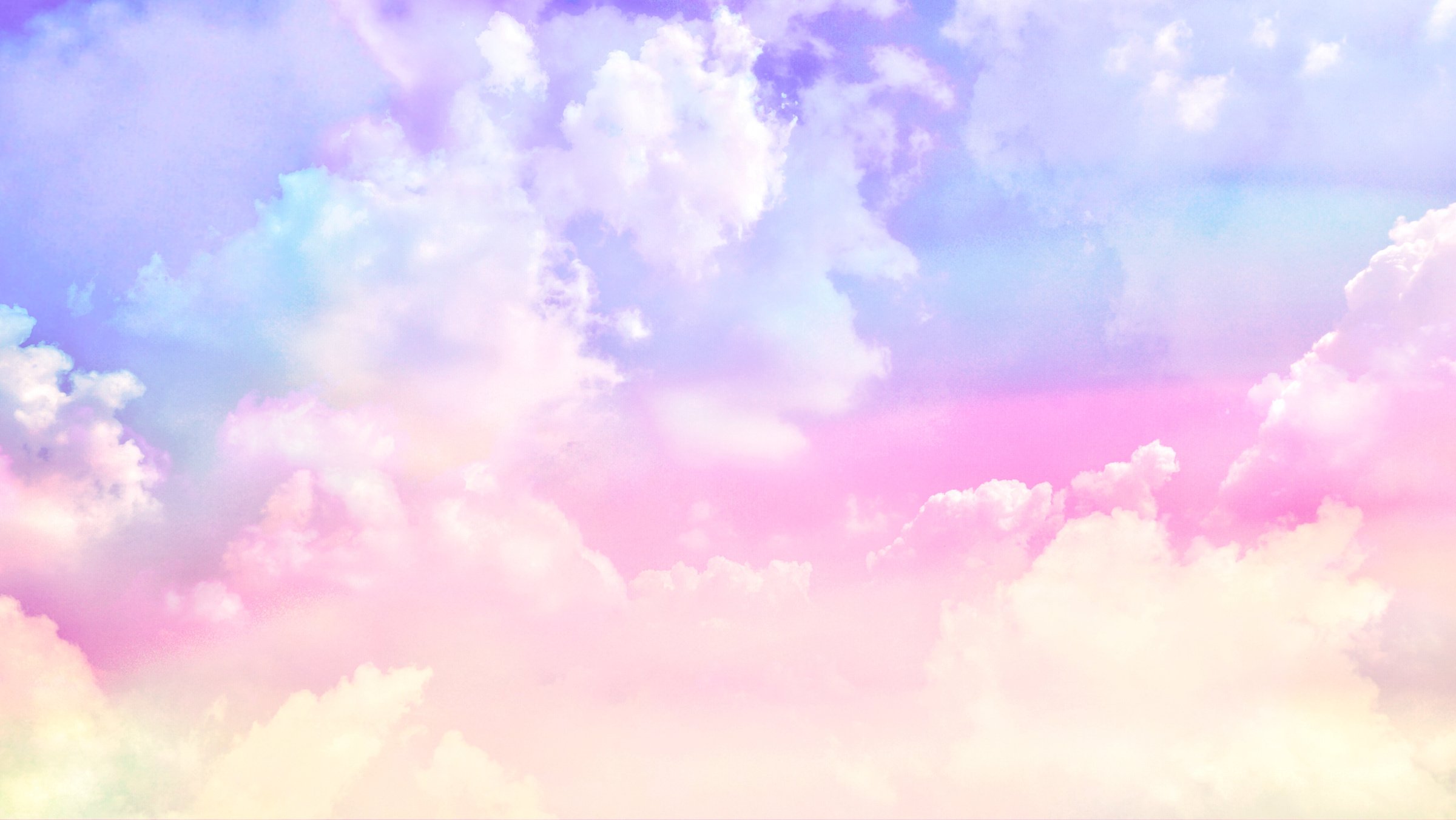 Pastel cloudy sky